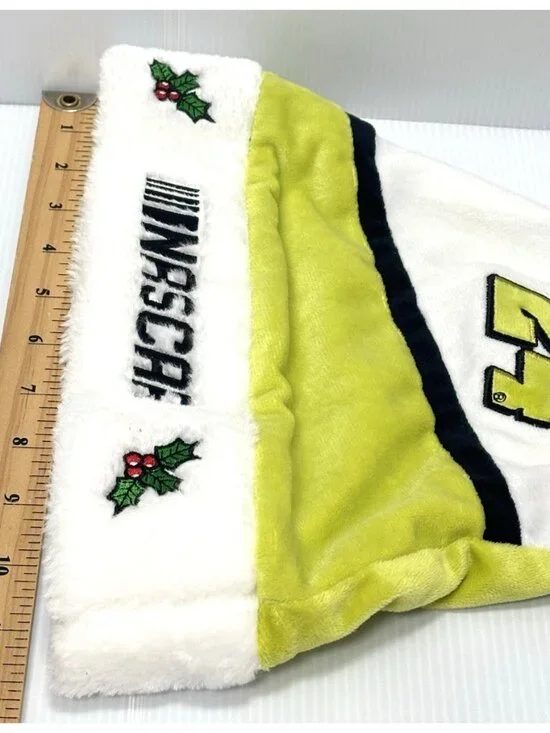 FOCO NASCAR #24 Santa Hat Embroidered Colorblock Racing Holiday Cap Gift Race - Picture 6 of 9